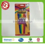 wholesales multi-colored artist brushes for kids