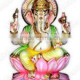 Marble Ganesha Statue , Hindu God Statue