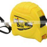 New Abs JH-89 Twice Rubber Injection Steel Measure Tape With Chrome Plated Case/5m Measuring Tapes thumbnail-2