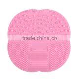 Mini Cosmetic Brush Washing Scrubber With Suction Cup Silicone Makeup Brush Cleaning Pad thumbnail-3