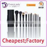 Professional Nylon Goat and Horse Hair 12Pcs Makeup Brush Tools thumbnail-5