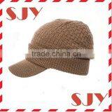 Personalized 100% Arcylic Winter Visor Beanie Hat thumbnail-4