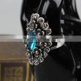 Big Brand Style Trend High Quality Black Diamond Ring thumbnail-2