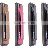 Leather Stand Back Case With Card Holder for Mobile Phone 6 thumbnail-2