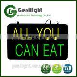 Buffet All You Can Eat Super Bright Business LED Sign thumbnail-1