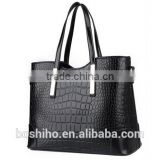Boshiho new arrival item Faux Crocodile Leather woman lady handbag