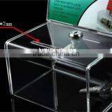 Wholesale Acrylic Donation Box With Lock thumbnail-1