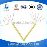 High Quality Yellow House Wiring Copper Core PVC Insulated Flexible Wire and Cable -BVR(6mm2) thumbnail-3