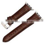 Handmade 100% Crocodile Alligator Genuine Leather for Apple Watch Strap