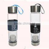 Borosilicate Glass Sports Drink Water Bottle thumbnail-1