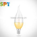 C37 Led Lamp E14 220v Led 3W 5W Led Light Bulbs Plastic Housing Led Lighting Crystal Pendant Light