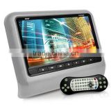 9 Inch Car Headrest Monitor With 800*480 Screen Built-in Speaker Support USB SD DVD Player Games Remote Control 4 Color Optional