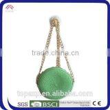 Round Mini Straw Bag Long Shoulder Bag thumbnail-1