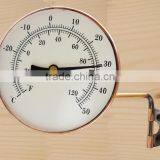 Decorative Mounted Round Metal Thermometer thumbnail-5