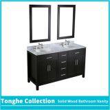 Tonghe Collection Espresso Bathroom Vanity Set Double Sink thumbnail-4