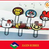 Wholesale cute animal shape of silicone bookmarks for kids JX-100129