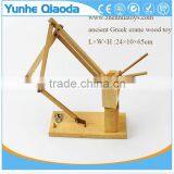 DIY Disassembly Puzlle Wooden Ancient Greeks Hand Movement Crane Toy thumbnail-1