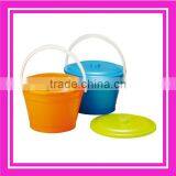 Plastic Water Bucket With Lid thumbnail-1