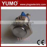 JS16H-10 Metal Push Button Switch Hexagon Round Micro Switch Alternate Push Pull Button thumbnail-1