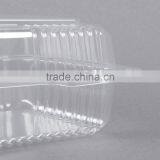 OPS Plastic Clear Clamshell Cake Container With Dome Hinged Lid Cheap Price thumbnail-5