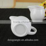 Factory Direct Wholesale WHITE Ceramic or Porcelain Milk Pot thumbnail-4