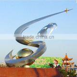 Casting Morden Art Stainless Steel Abstract Sculpture For Garden Decoration thumbnail-1