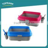 Hot Selling Indoor Outdoor Portable Cat Toilet PP Plastic Cat Litter Box With Scoop thumbnail-4