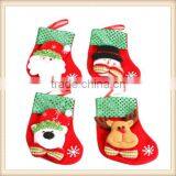 Christmas Stocking Santa Snowman Sock Sack Gift Bag Tree Ornament Decoration thumbnail-1