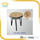 High Quality Oak Cheap Small Black Round Home Goods Modern Wood Coffee Table thumbnail-3