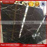 Polished Black Marble With White Grain, China Saint Laurent Marble thumbnail-1