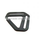 2" Black Suspender Back Crosser, Triangle Plastic Adjustable Slider For Backpack, Plastic Adjuster Buckle for Backpack thumbnail-6