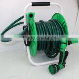 BERRYLION 15m Pipe Mini Plastic Gardening Water Car, Portable Flower Watering Car