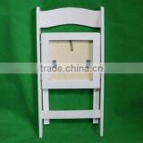 White/mahogany/ Brown/dark Wood Wedding Folding Chair Garden Chair thumbnail-3