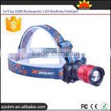 Newest FeiYing XQ80 XM-L T6 LED 1800Lm 3 Mode Rechargeable LED Headlamp Flashlight thumbnail-1