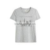 2017 New Collection Custom Fashion T-shirt Summer Woman Sports Printing Cotton T-shirt thumbnail-2