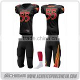 sublimation custom design american football uniforms| High Quality Custom Made American Football Jersey
