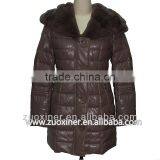 2014 the Newest Women Long Winter Down Coat With Fur Hood thumbnail-1