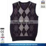 Boshi Profesional OEM Knitwear Sweaters v Neck Acrylic Sweater thumbnail-6