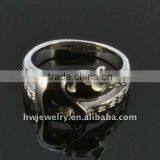 Elephant Shape Silver Ring thumbnail-1