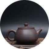 Teapot Nixing Pottery Teapot Hand Painting Tea Ware Money Comes Everyday Tea Set thumbnail-1