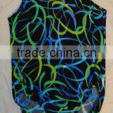 Custom Printed Leotards Blue and Green Confetti thumbnail-1