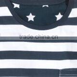 Stripe Short Sleeves Top and Star Printed Pants Adult Pyjamas thumbnail-2