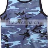Custom Cotton Blend Wholesale Camo Tank Top thumbnail-3