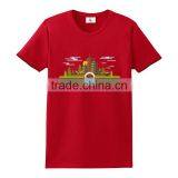 Rounded Hem 60% Cotton 40% Polyester Cheap Printing Muscle Fit t Shirt thumbnail-2