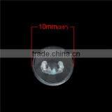 Wholesale Scrapbooking Single Hole Round Transparent Clear Plastic Sewing Shank Buttons thumbnail-2