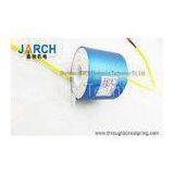 500Rpm Through Bore High Frequency Slip Ring Connector ID 38.1mm OD 99mm 24 Conductors thumbnail-1