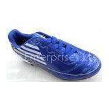 Custom White PU / Mesh / EVA / TPU Waterproof Anti Slip Cleats Men Indoor Soccer Shoes thumbnail-1