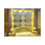 7 mm Translucent Glass Panels Diamond Shape / Painted Decorative Wall Glass Panels thumbnail-1