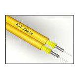 Kevlar Yarn Tight Buffer Fiber Optic Cable Steel Type Fiber Optic ArmoredCable