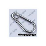 Snap hook,with eyelet,zinc plated